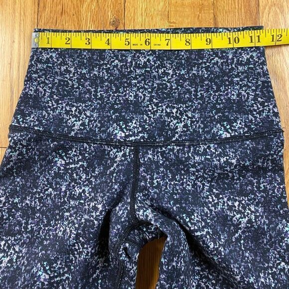 Lululemon Wunder Under Pant Full-On Luon Roll Down Rocky Road size 4 - Picture 7 of 10